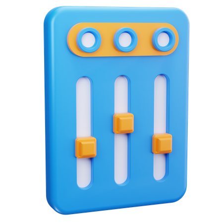 Equalizer  3D Icon