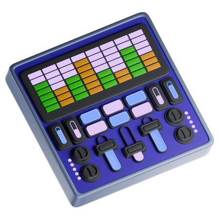 Equalizer  3D Icon