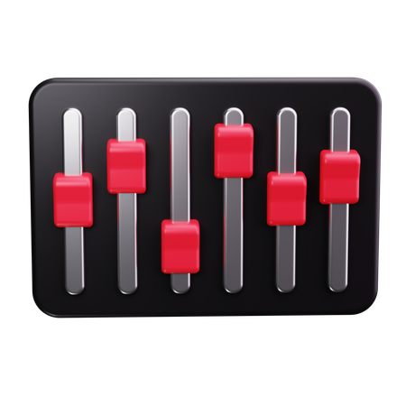 Equalizer  3D Icon