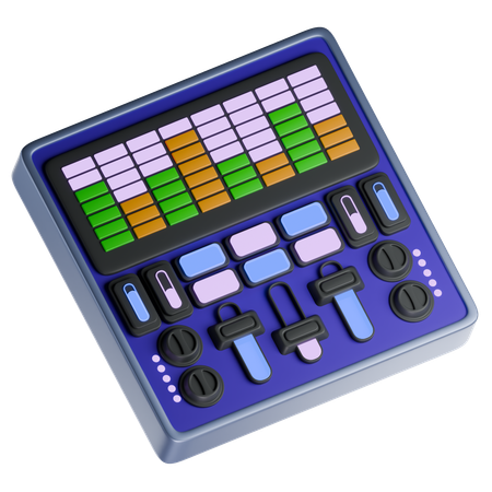 Equalizer  3D Icon