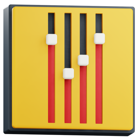 Equalizer  3D Icon