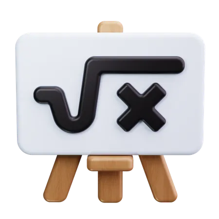 Equation  3D Icon