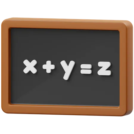 Equation  3D Icon