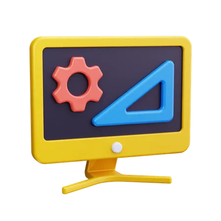 Équerre  3D Icon