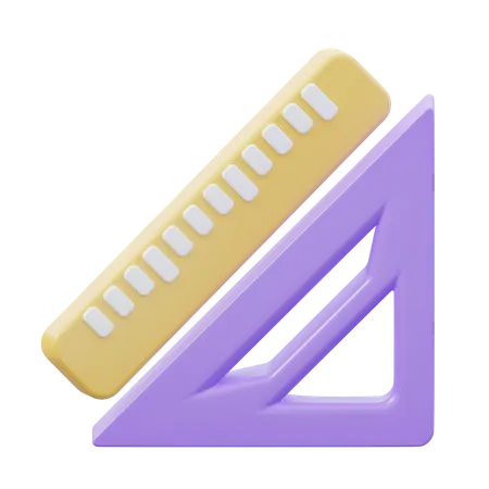 Équerre  3D Icon