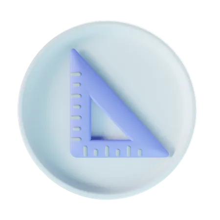 Équerre  3D Icon