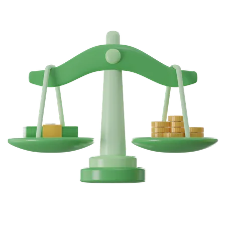 Equilibrio financiero  3D Icon