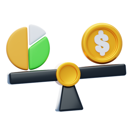 Equilibrio financiero  3D Icon