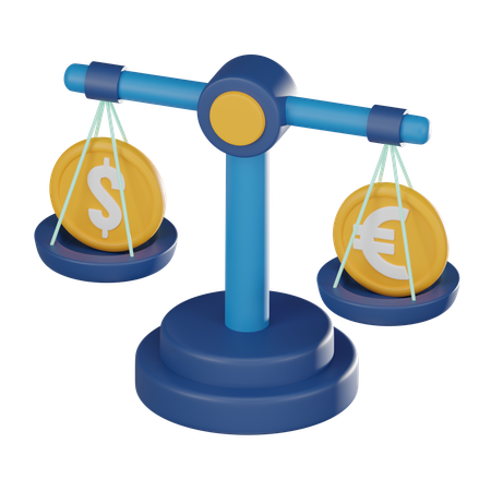 Equilibrio financiero  3D Icon
