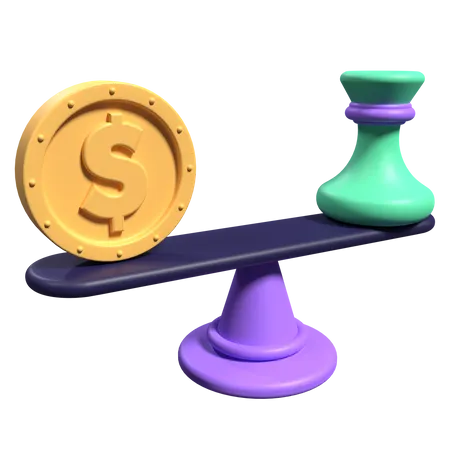 Equilibrio financiero  3D Icon