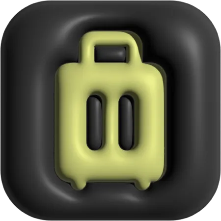 Equipaje  3D Icon