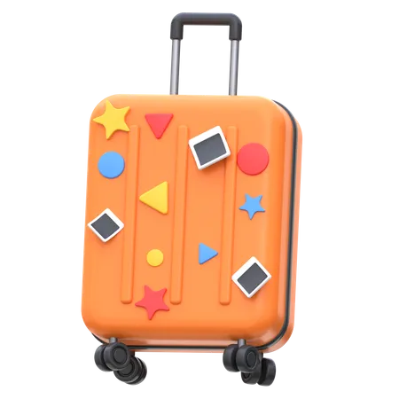 Equipaje de viaje  3D Icon