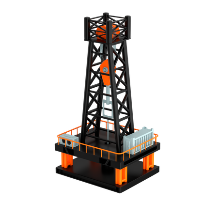 Equipamento de perfuração  3D Icon