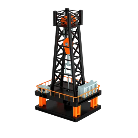 Equipamento de perfuração  3D Icon