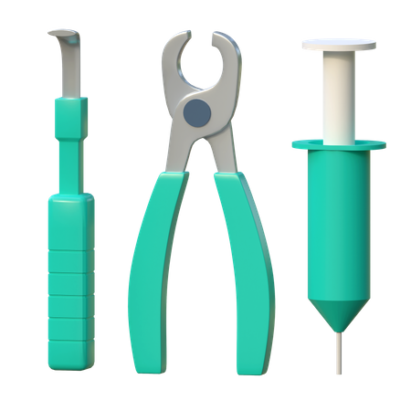 Equipamento odontológico  3D Icon