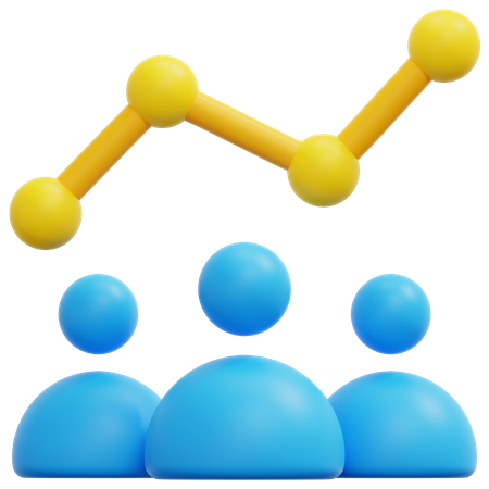 Analyse d'équipe  3D Icon