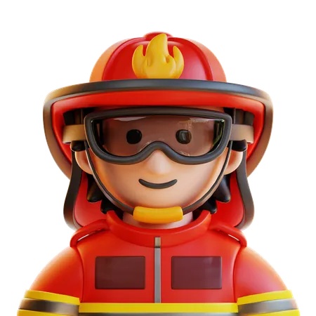 Equipe de bombeiros  3D Icon