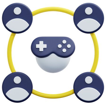 Equipe de esportes eletrônicos  3D Icon