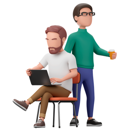 Equipe de negócios  3D Icon