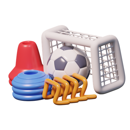 Équipement de football  3D Icon