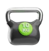 kettlebell d'équipement de gymnastique