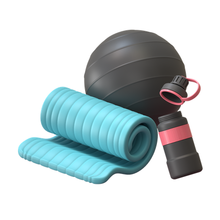 Équipement de yoga  3D Icon