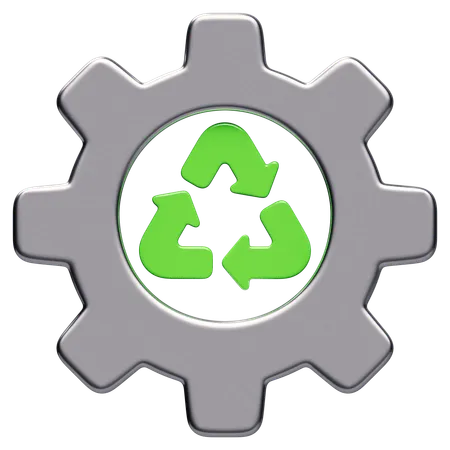 Recyclage des équipements  3D Icon