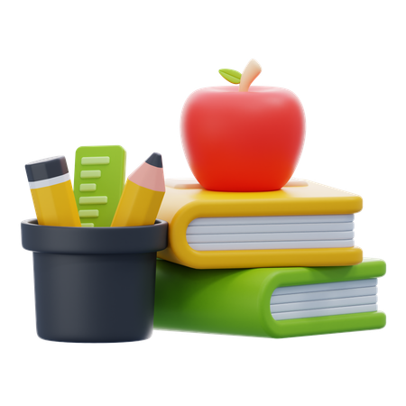 Équipement scolaire  3D Icon