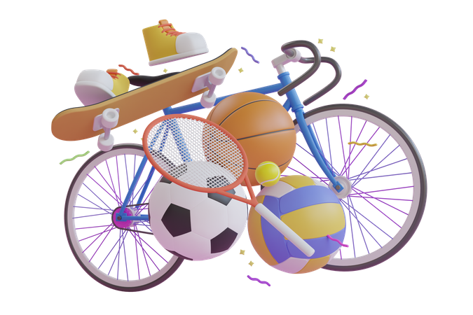 Équipement sportif  3D Icon