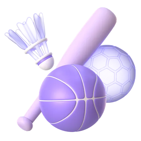 Équipements de sport  3D Icon