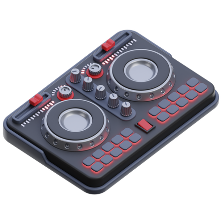 Equipo de dj  3D Icon