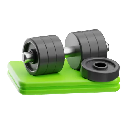 Peso del gimnasio  3D Icon