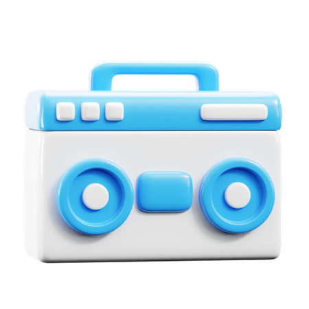 Radiocasete  3D Icon