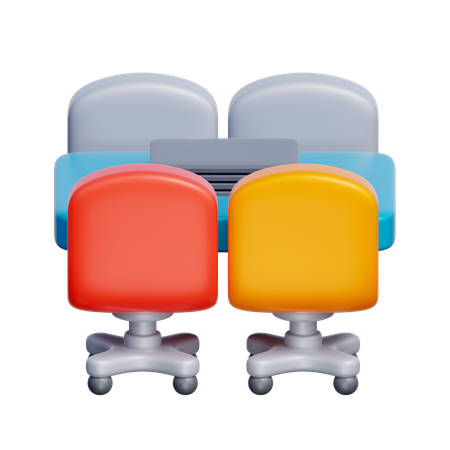 Equipo de oficina  3D Icon