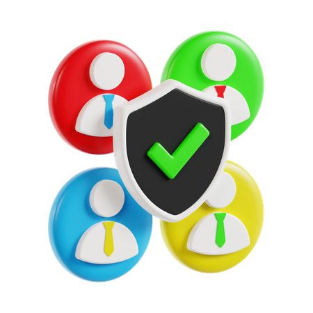 Equipo de seguridad  3D Icon