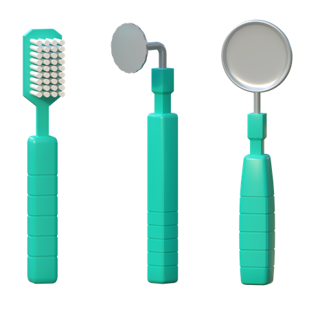 Equipo dental  3D Icon