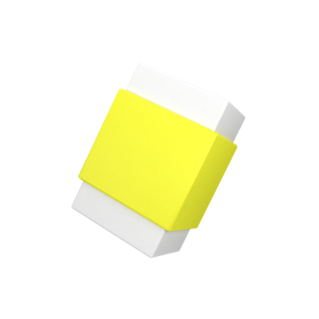 消しゴム  3D Icon