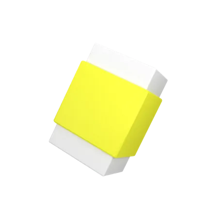 消しゴム  3D Icon