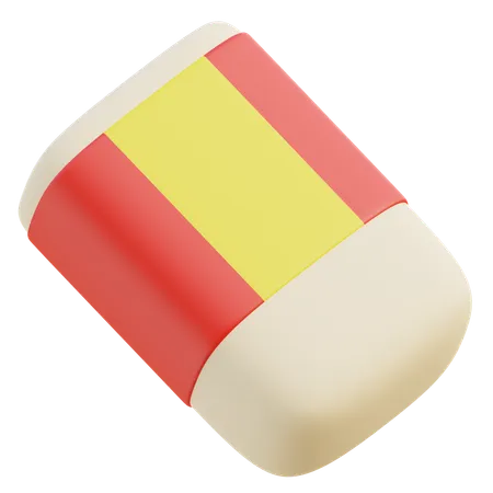 Educational Eraser 3D Icon