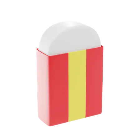 Eraser 3 D Icon And Illustration 3D Icon