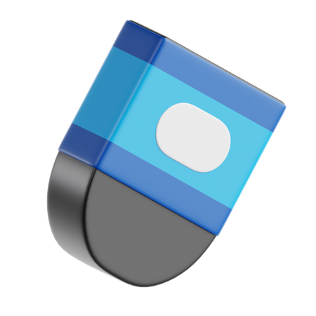 消しゴム  3D Icon