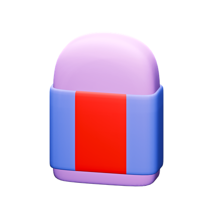 消しゴム  3D Icon