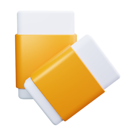 Eraser  3D Icon