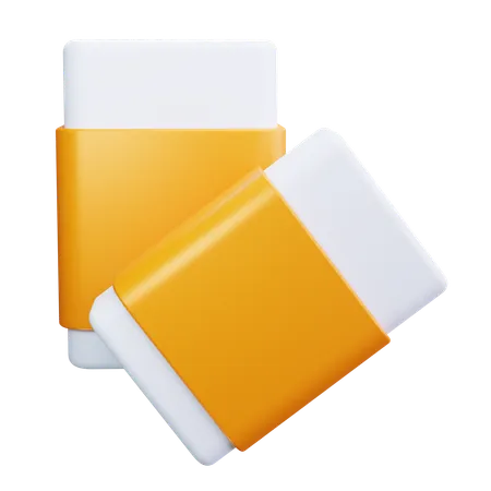 Eraser  3D Icon