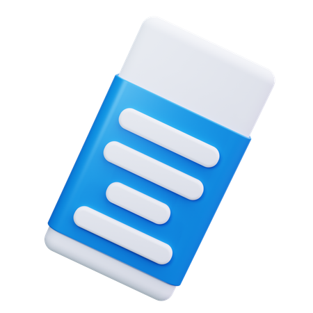 Eraser  3D Icon