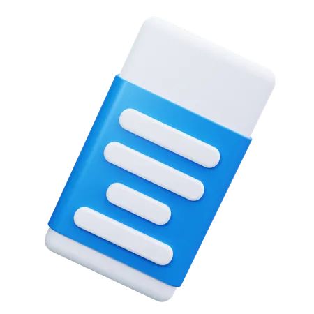 Eraser  3D Icon