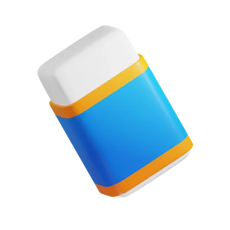 Eraser 3D Icon