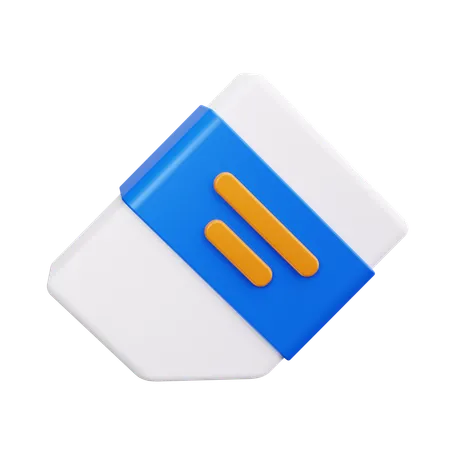 Eraser  3D Icon