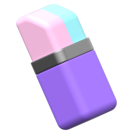 Eraser  3D Icon