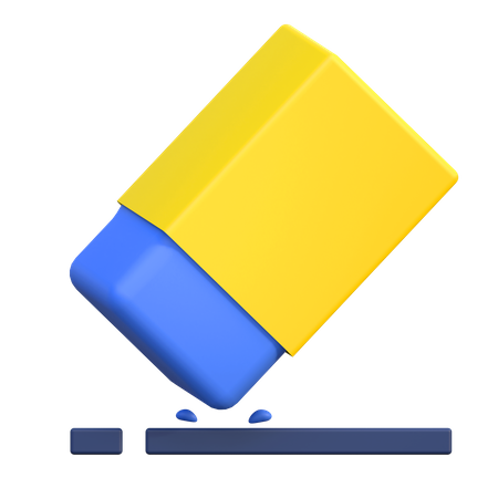 Eraser  3D Icon